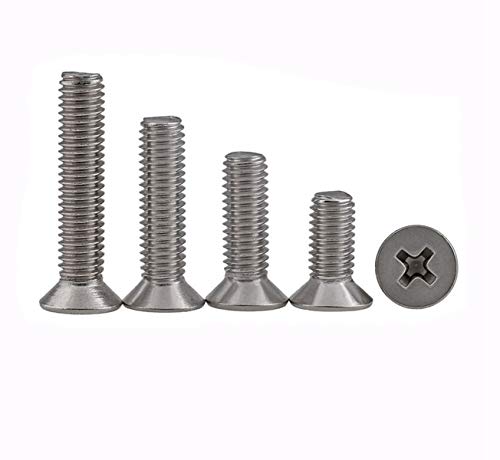 Selbstschneidende Schrauben 100pcs M4 304 less Steel Metric Thread Flat Head Cross Countersunk Head Screw Selbstschneidende Schrauben 100pcs M4 304 less Steel Metric Thread Flat Head Cross Countersunk Head Screw von hOnYbmq