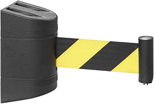 Teleskop-Absperrgurt, Einziehbare Barriere zur Wandmontage mit ABS-Gehäuse, automatischer Verriegelungsfunktion, zur Kontrolle von Menschenmengen von hOnYbmq