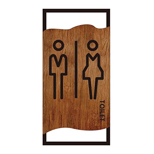 Toilettenschild, 3D Acrylic Raised Icons, Bathroom Door Sign Decor, for Offices, Businesses, von hOnYbmq