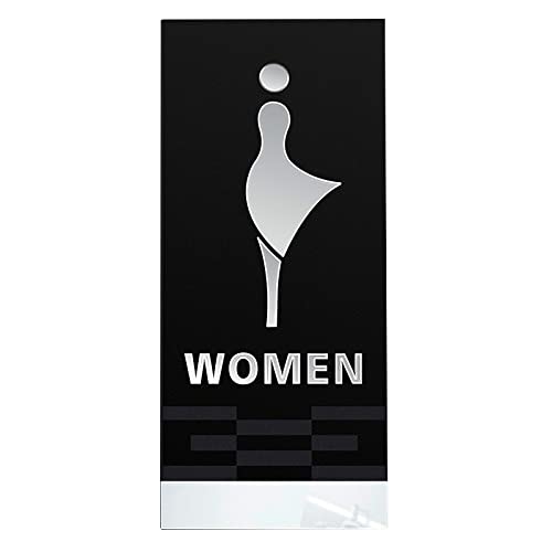 Toilettenschild, 3D Acrylic Unisex Toilet Decor, for Offices, Businesses, and Restaurants von hOnYbmq