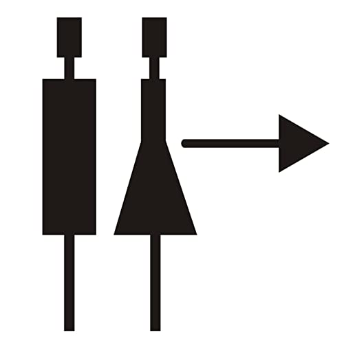 Toilettenschild, Bathroom Directional Sign, Easy Mounting, for Office Restaurants Hotels Supermarket Supplies von hOnYbmq