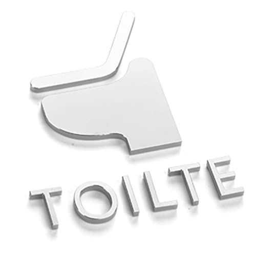 Toilettenschild, Bathroom Door Decor, for Office or Business Bathroom and Toilet Door or Wall Decor von hOnYbmq