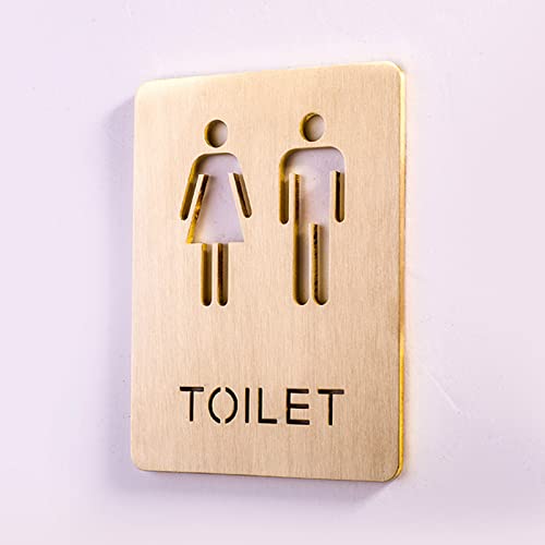 Toilettenschild, Bathroom Door Sign/Placard, for Business Home Office and Restaurants von hOnYbmq
