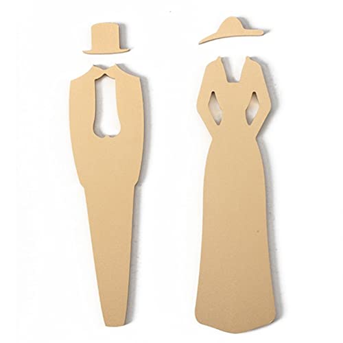 Toilettenschild, Minimalist Aluminum Door Signs, for Business, for Lounge Changing Rooms In Public Places von hOnYbmq