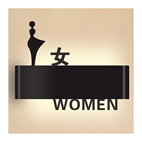 Toilettenschild, Restroom Signs for Business, LED Sign Display for In Public Places Cafe Bar von hOnYbmq