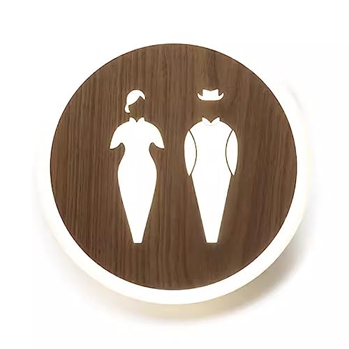 Toilettenschild, Wall Mount Ladies Mens Bathroom Sign, for Bathroom, Office or Business, von hOnYbmq