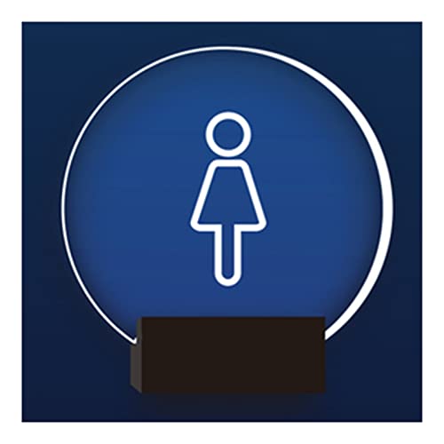 Toilettenschild, Wall Mount Mens Gents Women Bathroom Lighted Sign, von hOnYbmq