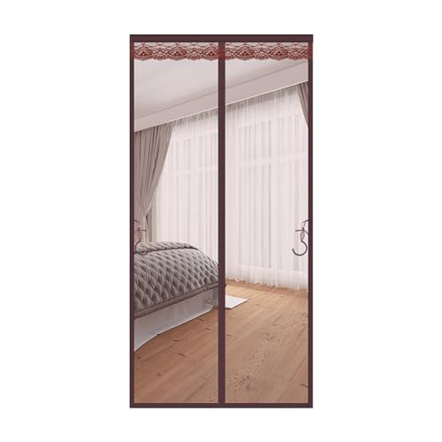 Türvorhang Fliegengitter Magnetgittertür Türnetzvorhang Einfach zu Installieren Ohne Bohren Im Freien Halten Für Zimmer/Schlafzimmer/Balkon von hOnYbmq