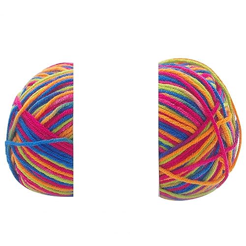 hOnYbmq Häkelgarn, 1 Roll Super Soft for Home Crochet Thread Knitting Thread Sweater Shawl DIY von hOnYbmq