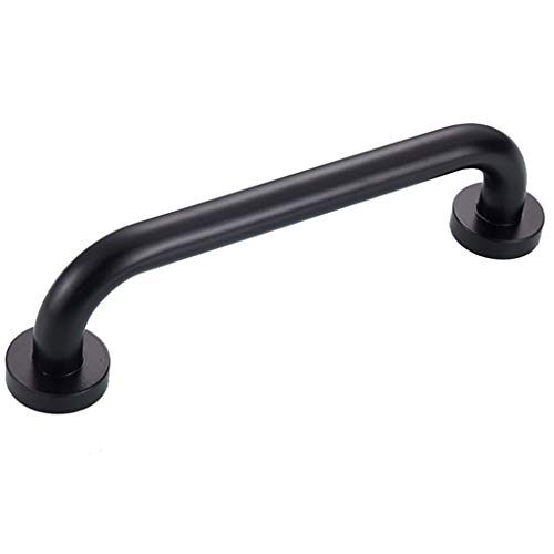 hOnYbmq Haltegriffe für Duschen, Haltegriff aus Aluminium, Haltegriffe for Badewannenduschen, Schwarz, for Bad-WC-Duschen(30cm) von hOnYbmq
