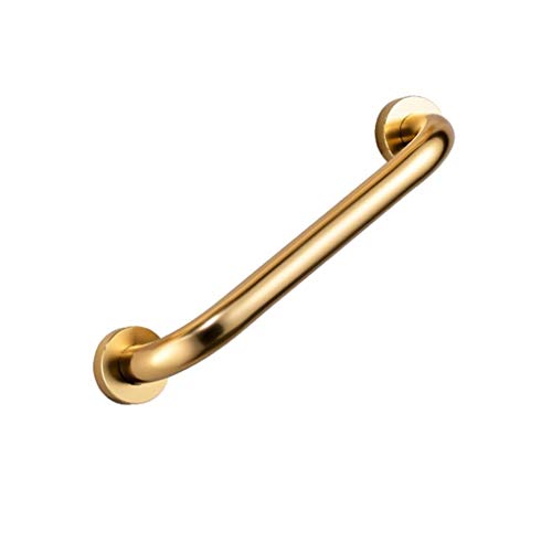 hOnYbmq Haltegriffe für Duschen, Weniger Stahl Badezimmer Armlehne Badewanne rutschfeste Haltegriff,(Gold) von hOnYbmq