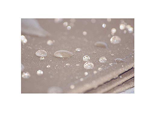 Ersatzdach PVC Beschichtung Pavillondach Wasserdicht Pavillon knapp 3x3m NEU (Taupe) von habeig