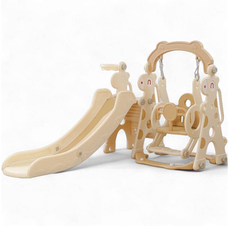 habeig Indoor-Rutsche 4-in-1 Multifunktionale Kinderrutsche mit Schaukel Zusammenklappbar, extrem stabil von habeig