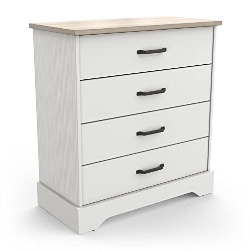 habeig KOMMODE #792 Landhausstil Weiss 4 SCHUBLADEN Cottage Sideboard Schrank von habeig