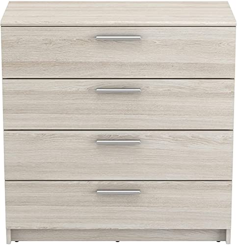 habeig KOMMODE Pricy 456 Eiche 4 Schubladen Flurschrank Holz Neu Sideboard (#456) von habeig