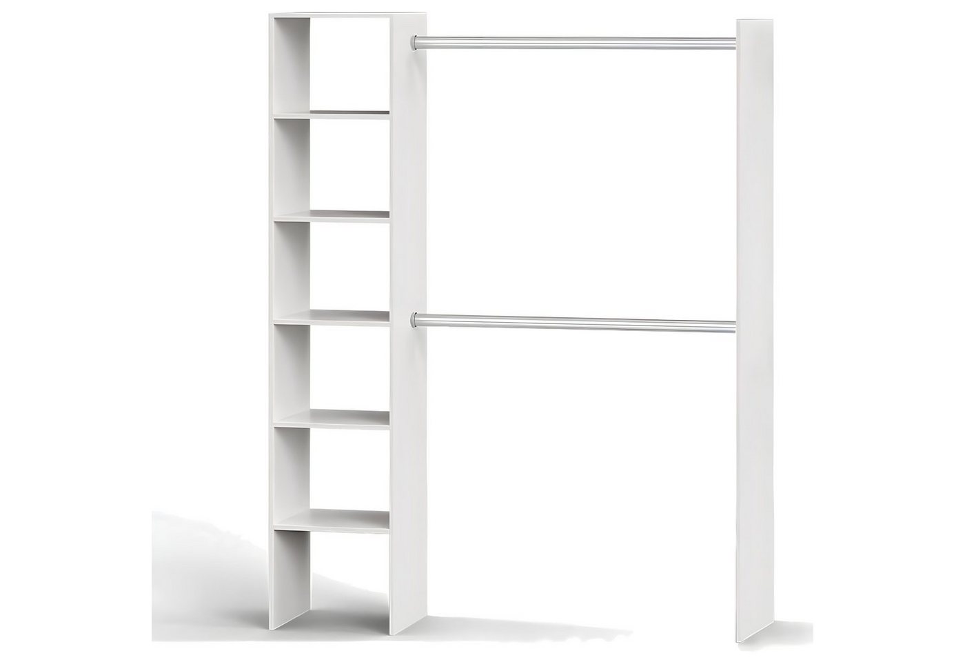 habeig Kleiderschrank KLEIDERSCHRANK BEGEHBAR #6000 (Weiss) Schrank von habeig