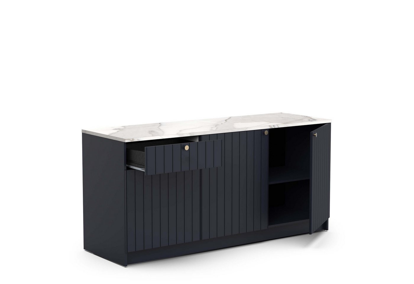 habeig Küchenbuffet Küchenschrank Singleküche 185x90x60 Kommode 77kg 77kg schwer von habeig
