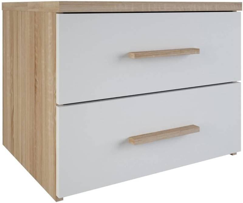 habeig Nachttisch NACHTTISCH Schublade Nachtschrank Nachtkommode Holz (107) von habeig