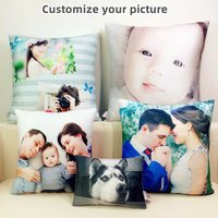 Foto Individualisierung Quadrat Kissen Kuschelhund Sofa Auto Dekoratives Geschenk Paar Baby von habinisi