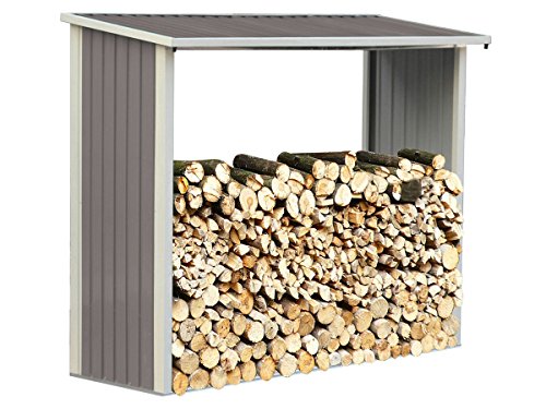 Holzunterstand aus Metall Victor - 1,68 m² von habitat et jardin