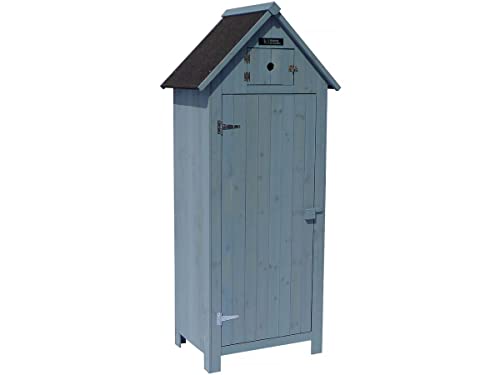 habitat et jardin Gartenschrank Cabanon - 77 x 54,5 x 179 cm - Himmelblau von habitat et jardin