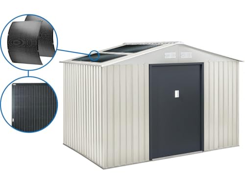 habitat et jardin Metall-Gartenhaus Nebraska - 5,29 M² mit Solarmodulen von habitat et jardin