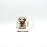 Gelbe Labrador-Tasse Handgemachte Keramik Labrador Retriever-Kaffeetasse Gelbe Labrador-Tasse Handgemachte Keramik Labrador Retriever-Kaffeetasse von hadleyclay