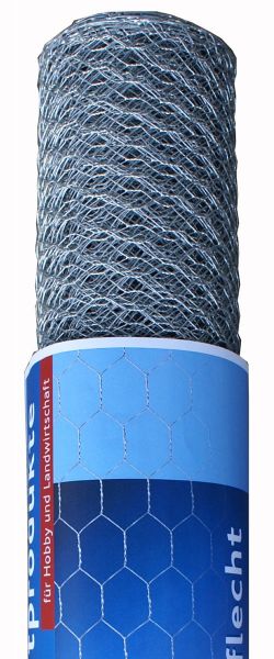 hadra® 10m Sechseckgeflecht 25 x 750 mm, verzinkt, Geflechtzaun, 6-... von hadra