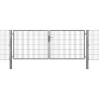 hadra Gartentor, Durchgangs-BxH: 300 x 80 cm, 2-flügelig - silberfarben hadra Gartentor, Durchgangs-BxH: 300 x 80 cm, 2-flügelig - silberfarben von hadra