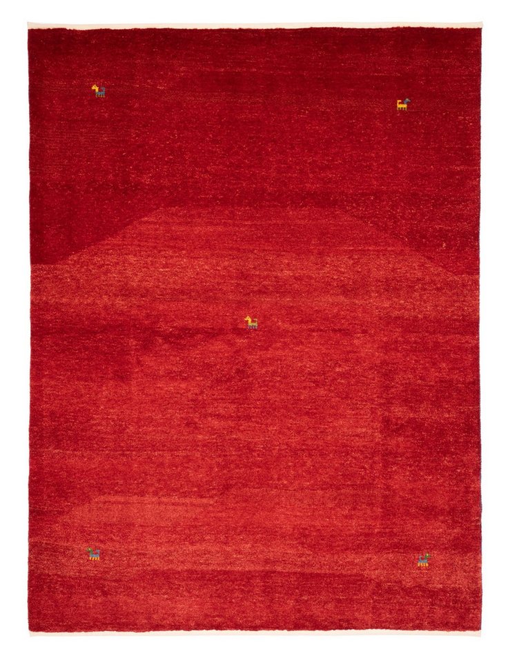 hadys Orientteppich Gabbeh Eternal Journey Nomadenteppich 204 x 154 cm rot handgeknüpft Wo von hadys