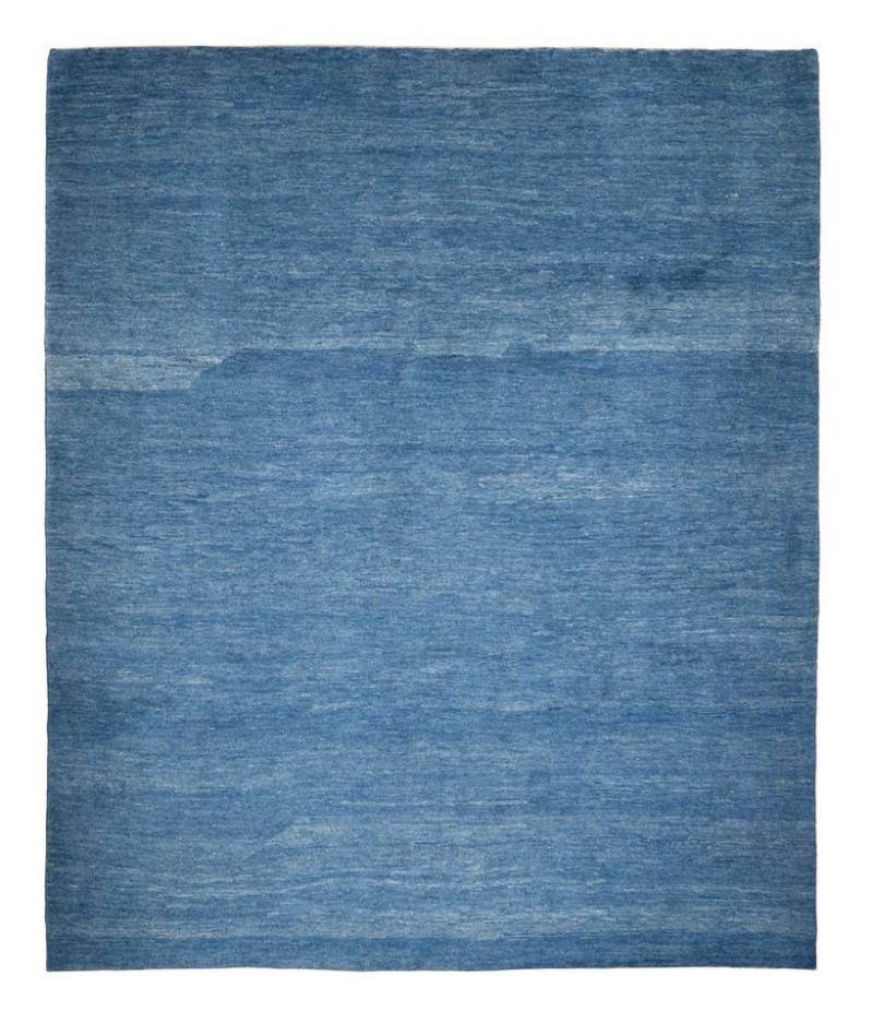 hadys Orientteppich Gabbeh Timeless Mirage Nomadenteppich 304 x 260 cm blau handgeknüpft W von hadys