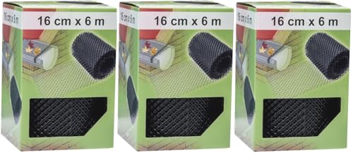 3 X Laubgitter f. Dachrinnen m. Haltern von hagebauSPN