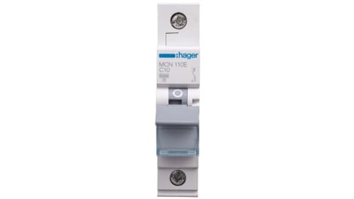 Leitungsschutzschalter 1P C 10A 6kA AC MCN110E Hager Polo 3250614313646 von Buosha