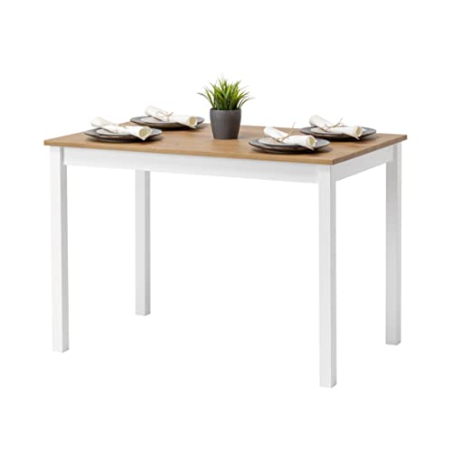 hagge home Skandinavisch Holz Tisch 110x68 Esstisch Küchentisch Schreibtisch Esszimmertisch Desk Homeoffice Kinderzimmertisch Esszimmertische Wohnzimmertisch Arbeitszimmertisch Klein Weiß Braun hagge home Skandinavisch Holz Tisch 110x68 Esstisch Küchentisch Schreibtisch Esszimmertisch Desk Homeoffice Kinderzimmertisch Esszimmertische Wohnzimmertisch Arbeitszimmertisch Klein Weiß Braun von hagge home