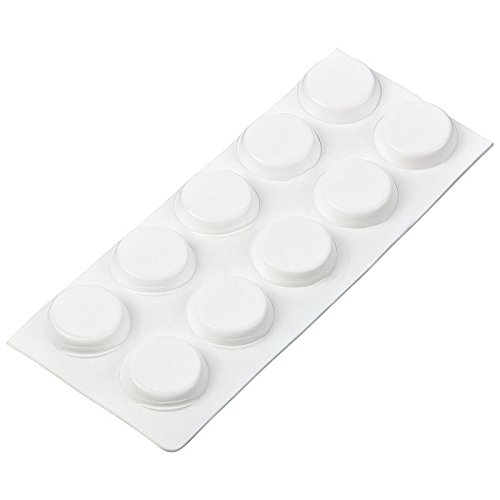 haggiy Elastikpuffer selbstklebend - rund 13 mm, Höhe: 4,0 mm, weiß (20 Stk.) von haggiy