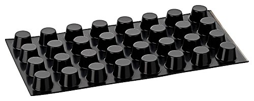 haggiy Elastikpuffer selbstklebend - rund 16,5 mm, Höhe: 10,2 mm, schwarz (32 STK.) von haggiy