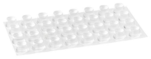 haggiy Elastikpuffer selbstklebend - rund 16,5 mm, Höhe: 10,2 mm, transp. (32 Stk.) von haggiy