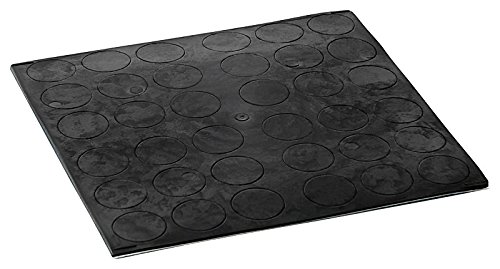 haggiy Elastikpuffer selbstklebend - rund 18 mm, Höhe: 1,0 mm, schwarz (36 Stk.) von haggiy