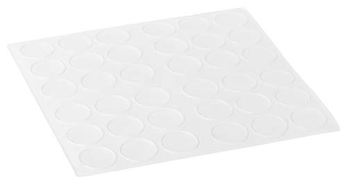 haggiy Elastikpuffer selbstklebend - rund 18 mm, Höhe: 1,0 mm, transp. (36 Stk.) von haggiy