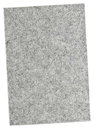 haggiy Filzgleiter - Filzplatten selbstklebend, 5,0 mm stark, grau, DIN A4 (210 x 297 mm) von haggiy