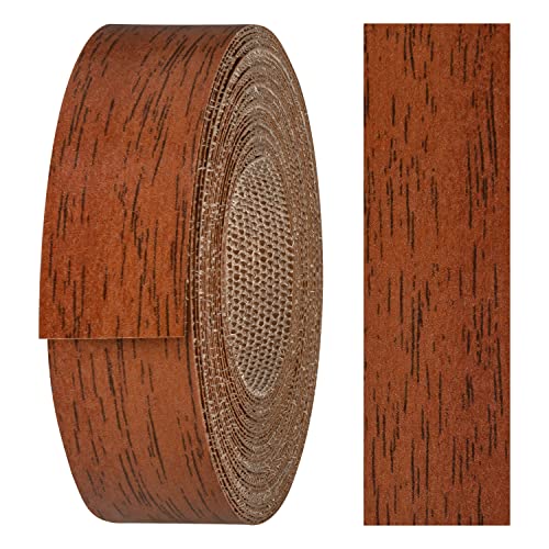 haggiy Kantenumleimer aus Melamin mit Schmelzkleber, 21 mm x 5 m | Umleimer zum Aufbügeln f. Regalbretter & Platten | Kantenband - Dekor: Nussbaum haggiy Kantenumleimer aus Melamin mit Schmelzkleber, 21 mm x 5 m | Umleimer zum Aufbügeln f. Regalbretter & Platten | Kantenband - Dekor: Nussbaum von haggiy