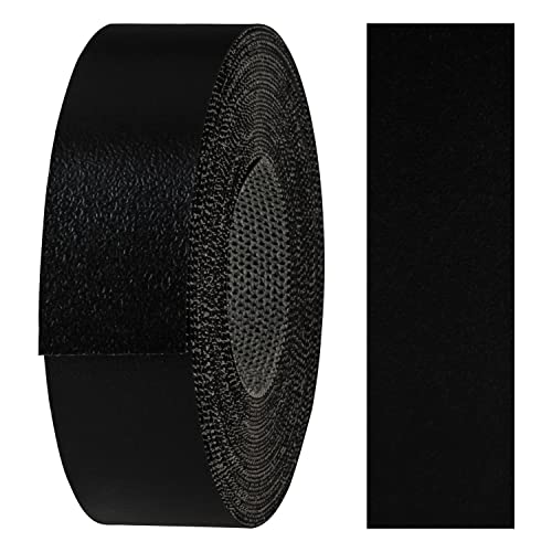 haggiy Kantenumleimer aus Melamin mit Schmelzkleber, 21 mm x 5 m | Umleimer zum Aufbügeln f. Regalbretter & Platten | Kantenband - Dekor: Schwarz PE von haggiy