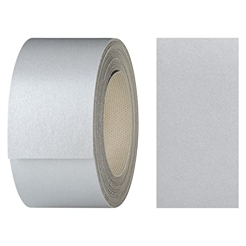 haggiy Kantenumleimer aus Melamin mit Schmelzkleber, 40 mm x 5 m | Umleimer zum Aufbügeln f. Regalbretter & Platten | Kantenband - Dekor: Aluminium von haggiy