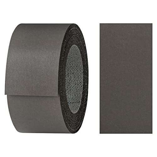 haggiy Kantenumleimer aus Melamin mit Schmelzkleber, 40 mm x 5 m | Umleimer zum Aufbügeln f. Regalbretter & Platten | Kantenband - Dekor: Graphit grau haggiy Kantenumleimer aus Melamin mit Schmelzkleber, 40 mm x 5 m | Umleimer zum Aufbügeln f. Regalbretter & Platten | Kantenband - Dekor: Graphit grau von haggiy