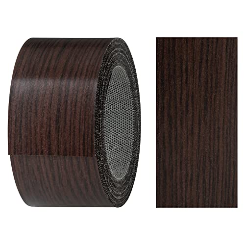 haggiy Kantenumleimer aus Melamin mit Schmelzkleber, 40 mm x 5 m | Umleimer zum Aufbügeln f. Regalbretter & Platten | Kantenband - Dekor: Wenge von haggiy