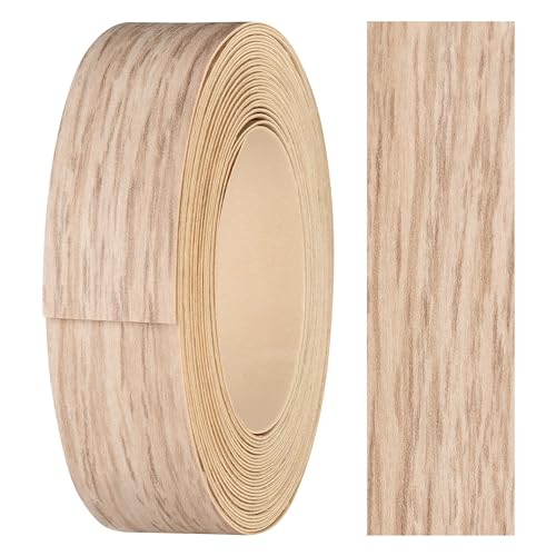 haggiy Melaminkanten-Band selbstklebend 18mm x 5m I Kantenband I Möbelkantenband I Sicherer Halt ohne Bügeln I Kantenumleimer I Furnier für Regalbretter/Holzplatten (Eiche Madrid) von haggiy
