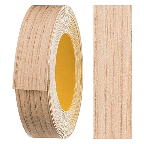 haggiy Melaminkanten-Band selbstklebend 18mm x 5m I Kantenband I Möbelkantenband I Sicherer Halt ohne Bügeln I Kantenumleimer I Furnier für Regalbretter/Holzplatten (Lindberg Eiche) von haggiy