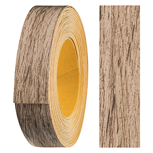 haggiy Melaminkanten-Band selbstklebend 18mm x 5m I Kantenband I Möbelkantenband I Sicherer Halt ohne Bügeln I Kantenumleimer I Furnier für Regalbretter/Holzplatten (Lombardia Ulme) von haggiy