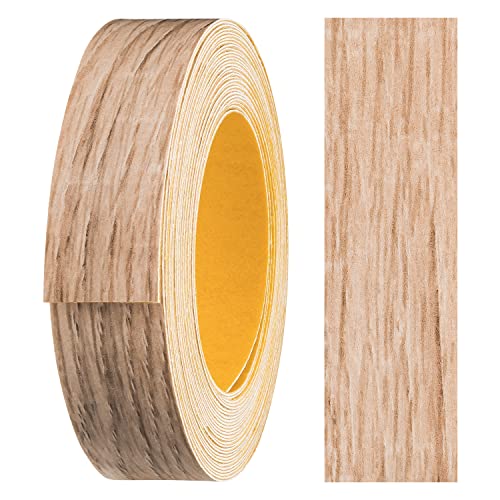 haggiy Melaminkanten-Band selbstklebend 18mm x 5m I Kantenband I Möbelkantenband I Sicherer Halt ohne Bügeln I Kantenumleimer I Furnier für Regalbretter/Holzplatten (Sonoma Eiche) von haggiy