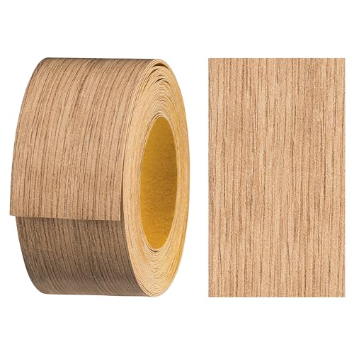 haggiy Melaminkanten-Band selbstklebend 40mm x 5m I Kantenband I Möbelkantenband I Sicherer Halt ohne Bügeln I Kantenumleimer I Furnier für Regalbretter/Holzplatten (Wildeiche) von haggiy